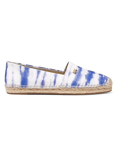 Shop Michael Michael Kors Kendrick Faux Leather Espadrille Loafers In Oxford