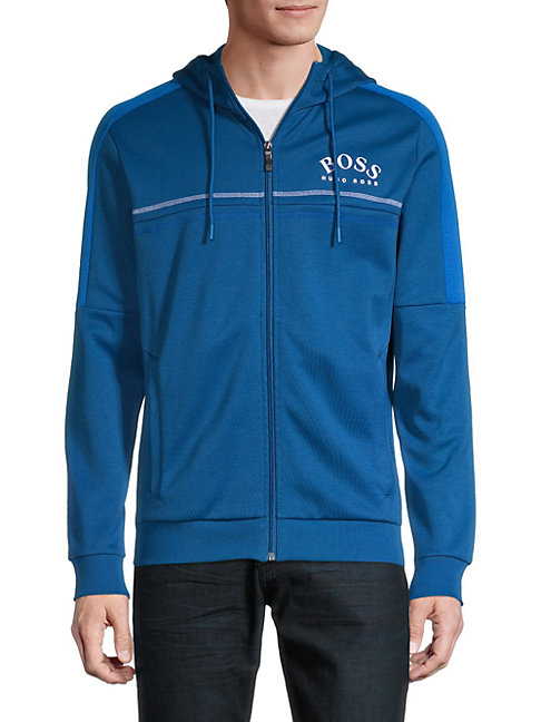 hugo boss zip hoodie