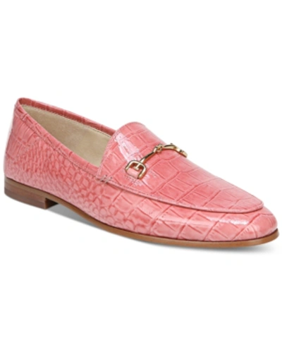 Shop Sam Edelman Women's Loraine Bit Loafers Women's Shoes In Raspberry Sherbet