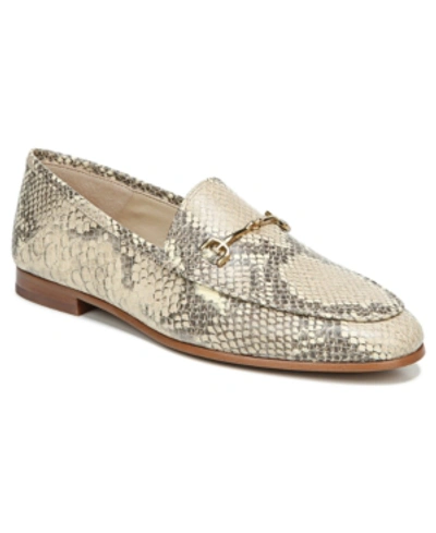 Shop Sam Edelman Women's Loraine Bit Loafers Women's Shoes In Wheat Snake Multi