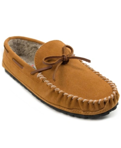 Shop Minnetonka Men's Casey Slipper Men's Shoes In Camel