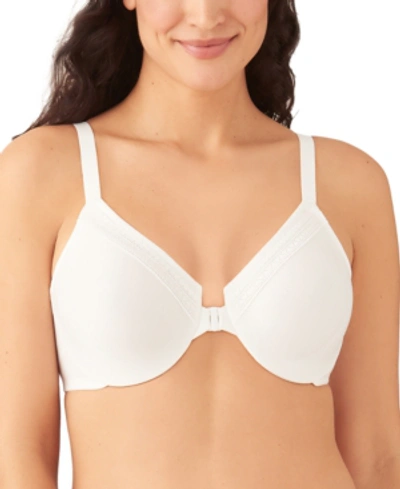 Shop Wacoal Women's Perfect Primer Front-close Underwire Bra 855313 In White