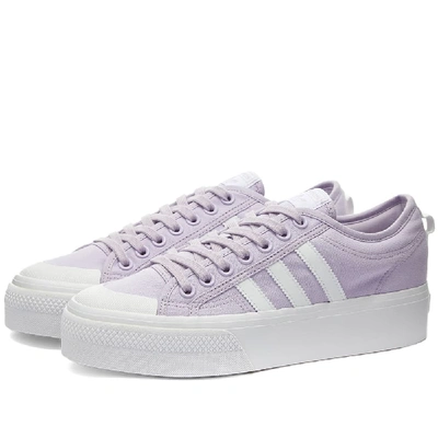 Shop Adidas Womens Adidas Nizza Platform W In Purple