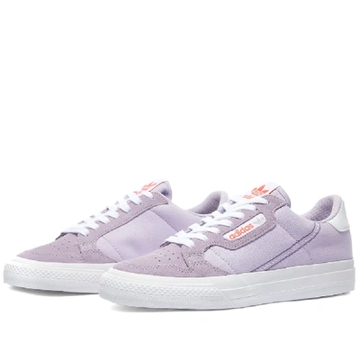 Shop Adidas Womens Adidas Continental Vulc W In Purple