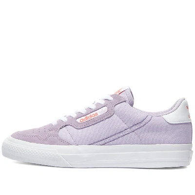 Shop Adidas Womens Adidas Continental Vulc W In Purple