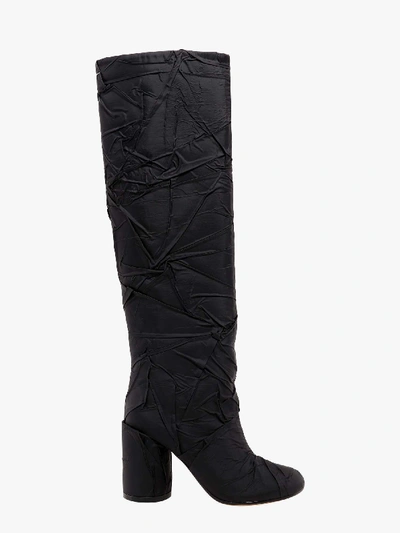 Shop Mm6 Maison Margiela Boots In Black