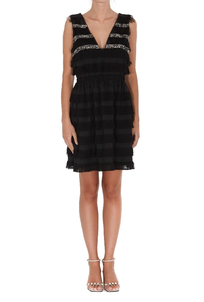 Shop Pinko Dress Stefano In Black