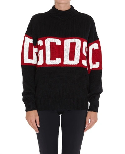 Shop Gcds Sweater In Black