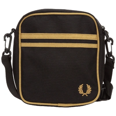 Shop Fred Perry Sicily Crossbody Bags In Nero