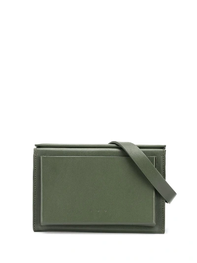 Shop Aesther Ekme Snap Top Belt Bag In Green