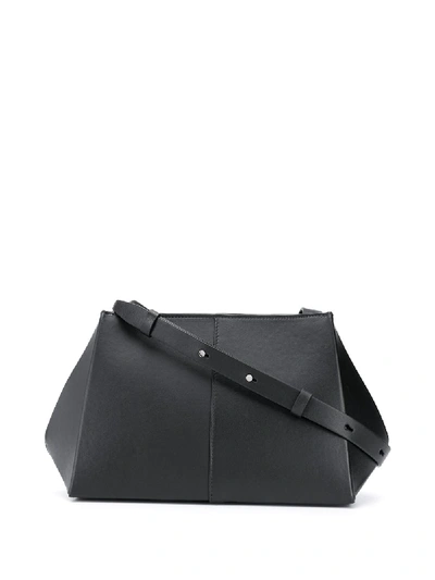 Shop Aesther Ekme Origami Clutch Bag In Black