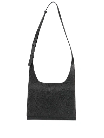 Shop Aesther Ekme Messenger Crossbody Bag In Black