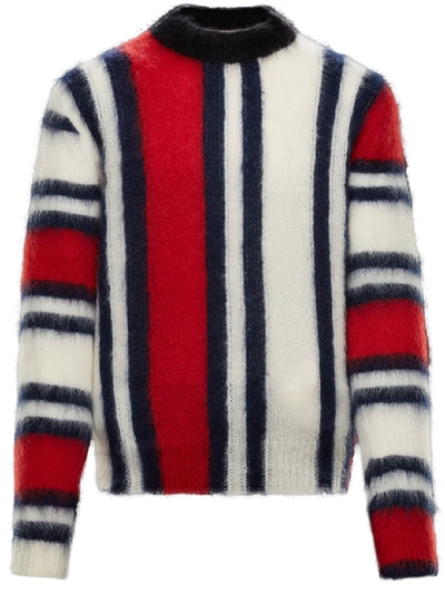 Shop Moncler Multicolor Sweater In Printed