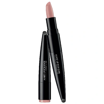 Shop Make Up For Ever Rouge Artist Lipstick 100 Empowered Beige 0.113oz / 3.2 G