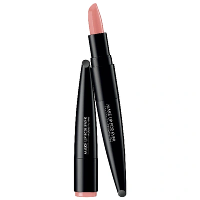 Shop Make Up For Ever Rouge Artist Lipstick 102 Vivid Naked 0.113oz / 3.2 G