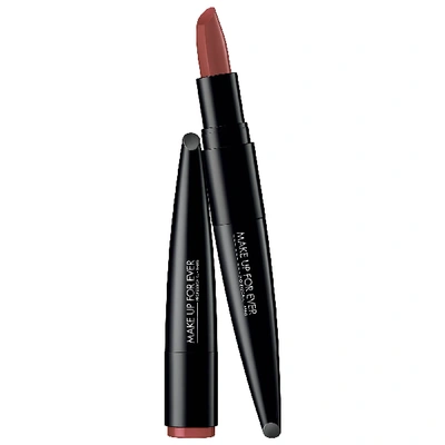 Shop Make Up For Ever Rouge Artist Lipstick 114 Lovely Leather 0.113oz / 3.2 G