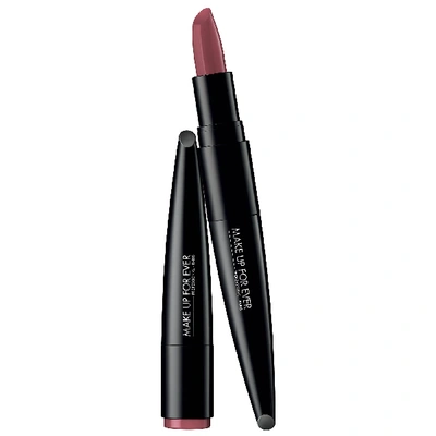 Shop Make Up For Ever Rouge Artist Lipstick 164 Sassy Rhubarb 0.113oz / 3.2 G