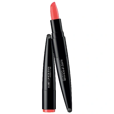 Shop Make Up For Ever Rouge Artist Lipstick 300 Gorgeous Coral 0.113oz / 3.2 G