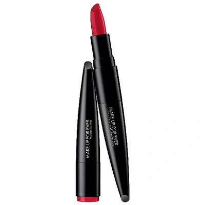 Shop Make Up For Ever Rouge Artist Lipstick 410 True Crimson 0.113oz / 3.2 G