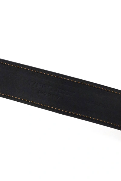 Shop Y/project Pocket Leather Belt In Brown