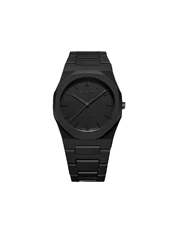 D1 Milano Shadow Polycarbon 40.5mm Watch In Black | ModeSens