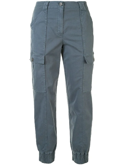 Shop Cinq À Sept Kelly Slim-fit Trousers In Blue