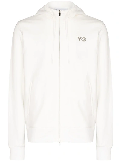 Shop Y-3 Ch1 Graphic-print Hoodie In White