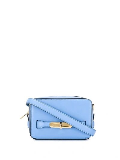 Shop Alexander Mcqueen The Myth Crossbody Bag In Blue