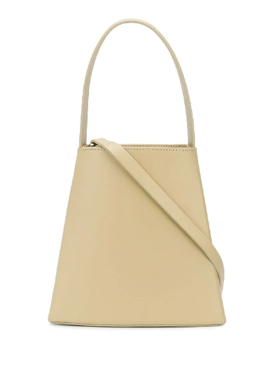 Shop Low Classic Triangle Tote Bag In Neutrals