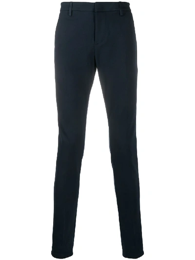 Shop Dondup Tailored Slim-fit Trousers In Blue