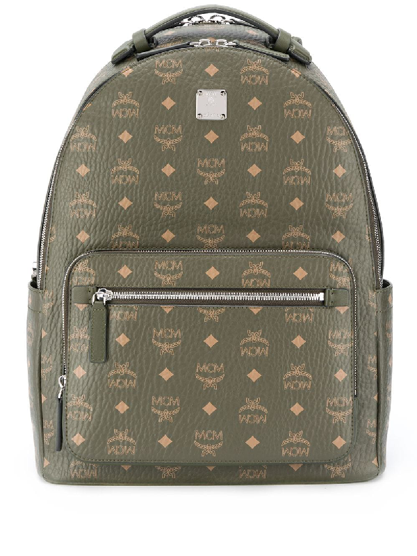 mcm backpack green