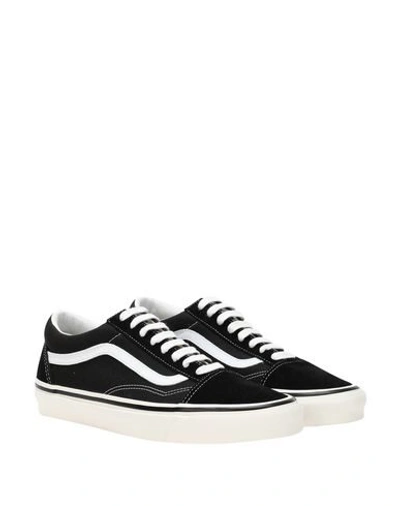 Vans Ua Old Skool 36 Dx Man Sneakers Black Size 9 Soft Leather, Textile Fibers In Black