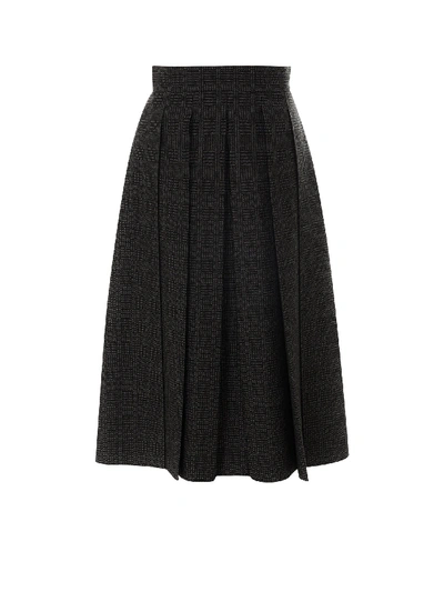 Shop Fendi Skirt In Grey