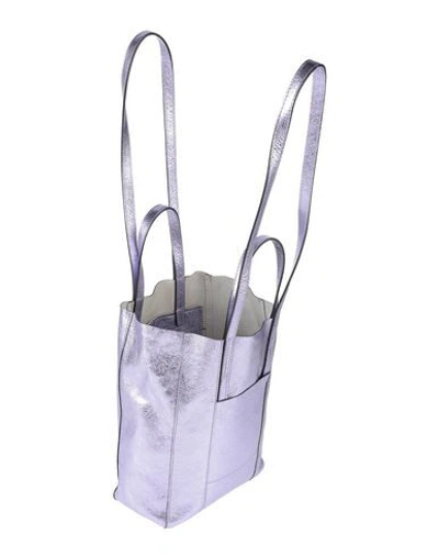 Shop Gianni Chiarini Shoulder Bag In Light Purple