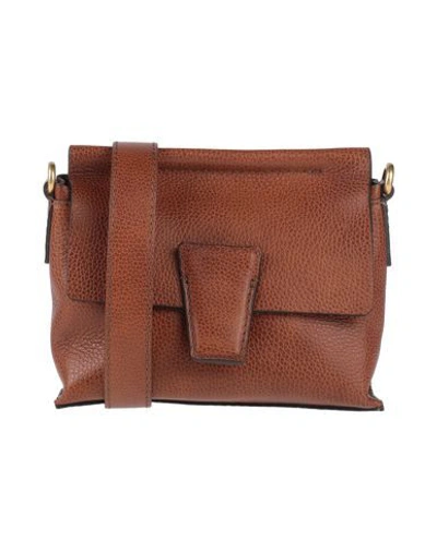 Shop Gianni Chiarini Cross-body Bags In Brown