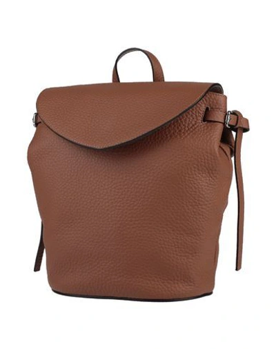 Shop Gianni Chiarini Backpacks & Fanny Packs In Brown