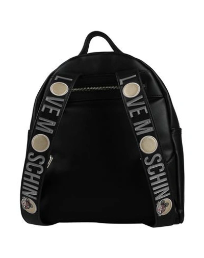 Shop Love Moschino Backpacks In Black