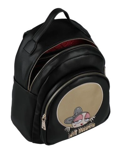 Love Moschino Backpacks In Black