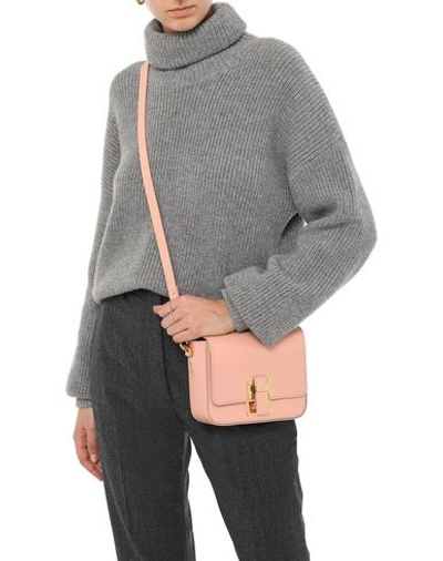 Shop Sophie Hulme Cross-body Bags In Pink