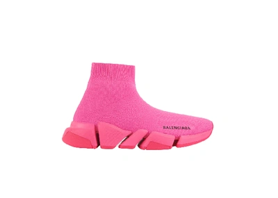 Pre-owned Balenciaga Speed 2.0 Neon Pink (women's)