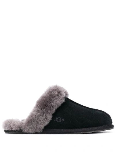 Shop Ugg Scuffette Ii Slippers In Black