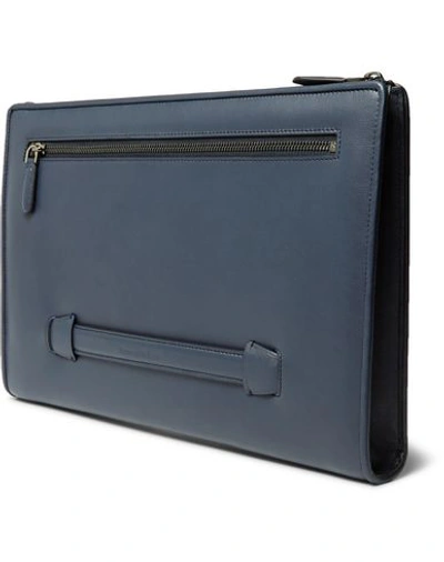 Shop Ermenegildo Zegna Handbags In Dark Blue