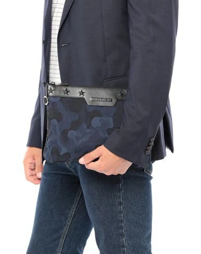 Jimmy Choo Handbag In Dark Blue