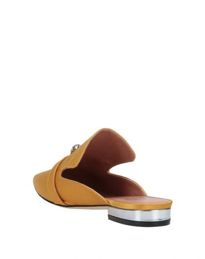 Shop Eleventy Mules And Clogs In Ocher