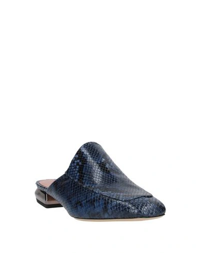 Shop Eleventy Mules & Clogs In Blue