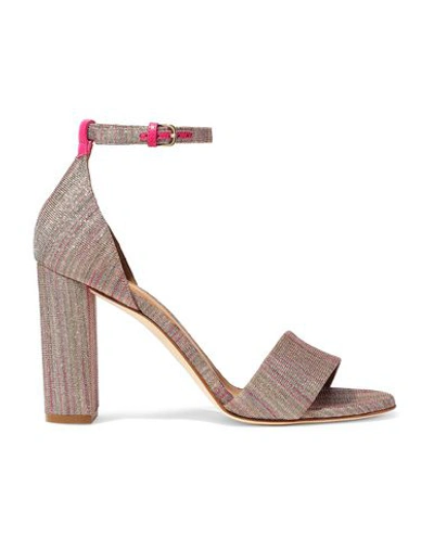 Shop M Missoni Sandals In Khaki