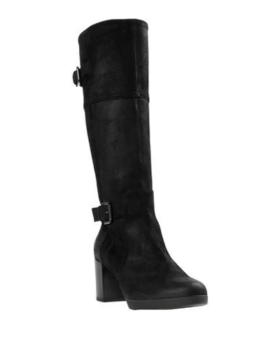 Geox Knee Boots In Black