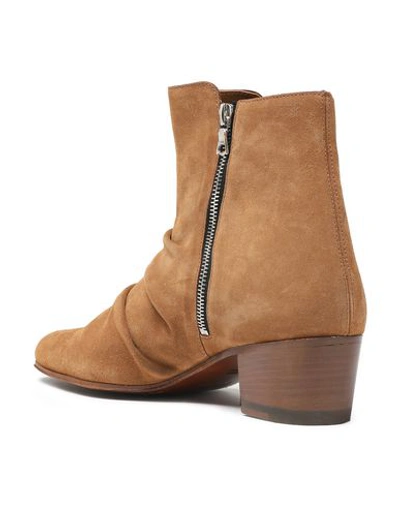 Amiri Ankle Boots In Brown