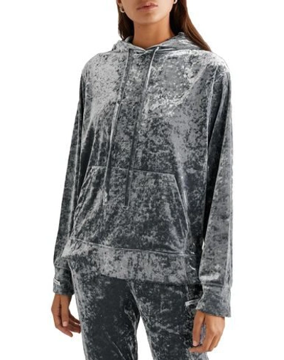 Shop Blouse Woman Sweatshirt Grey Size L Polyester, Polyamide, Elastane