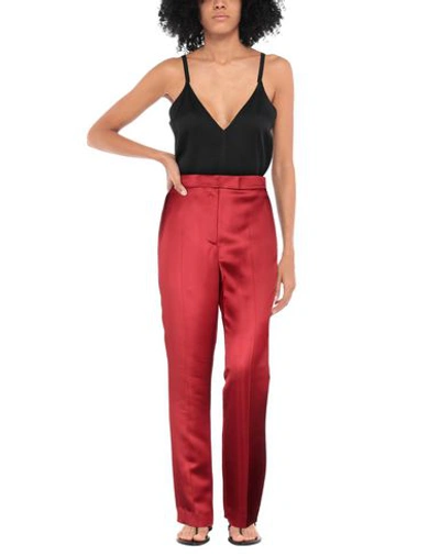 Shop Helmut Lang Woman Pants Red Size 6 Viscose